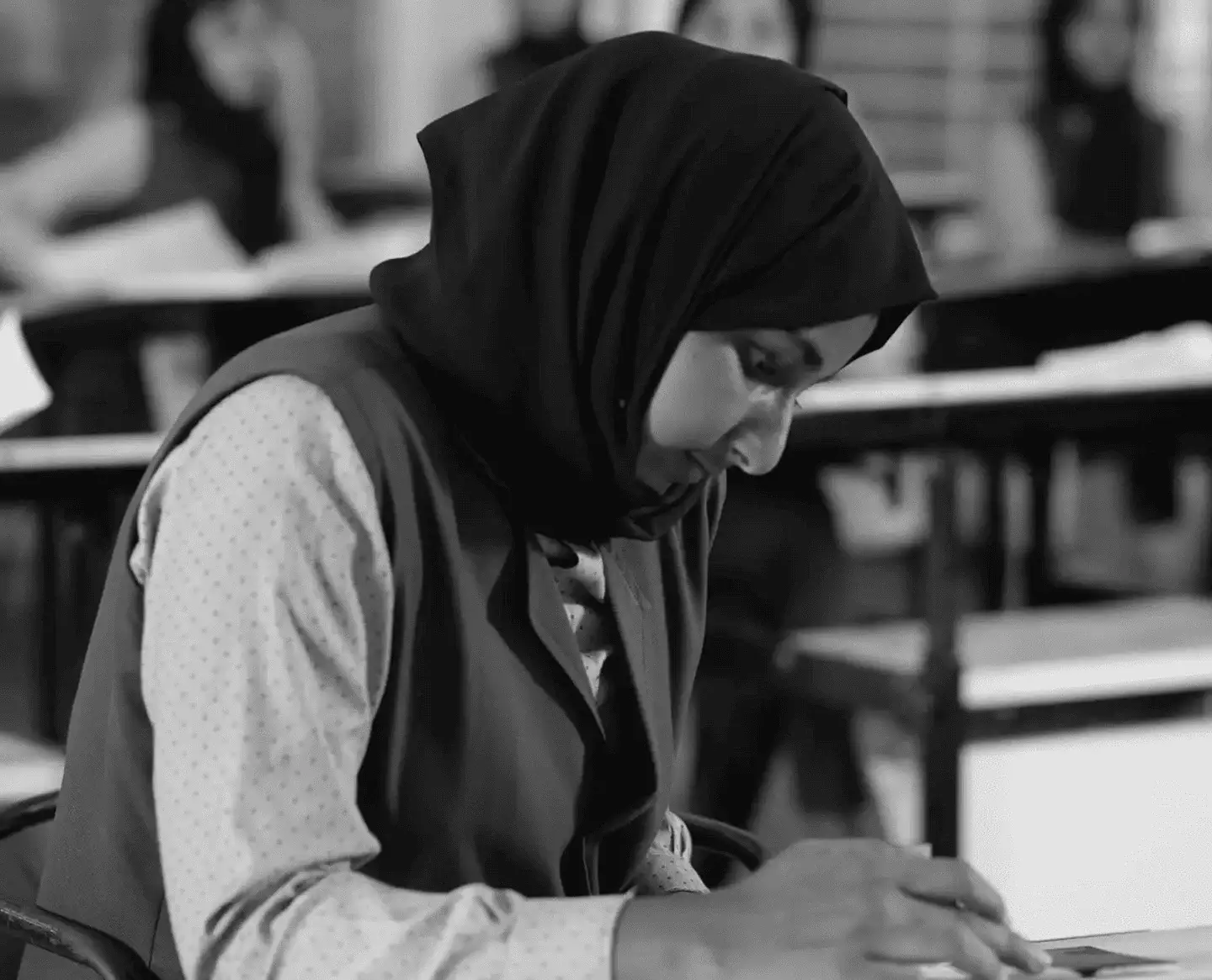 Student studying at Abate interior design college in Kannur